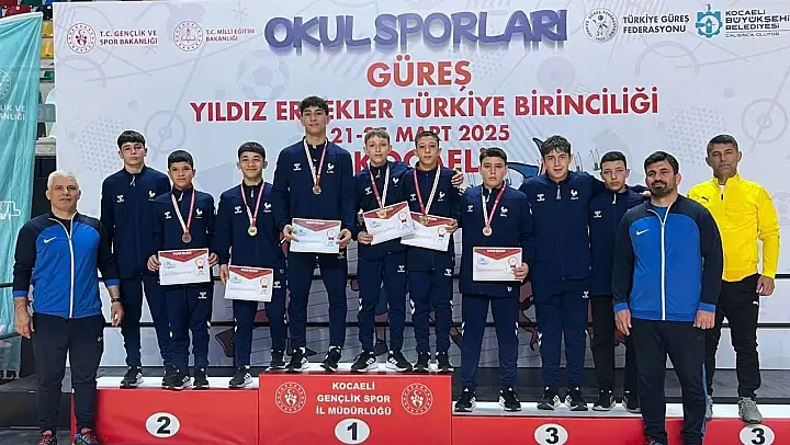 Denizlili güreşçilerden Türkiye Şampiyonluğu