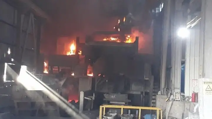 Döküm Fabrikası'nda patlama: 6 yaralı