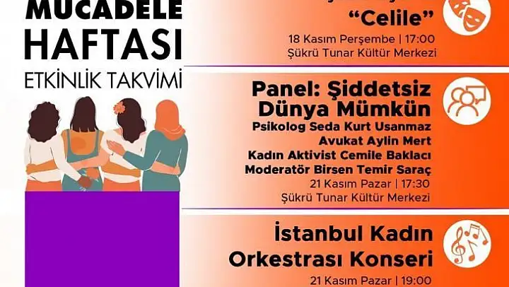 Edremit kadına yönelik şiddete karşı turuncu olacak