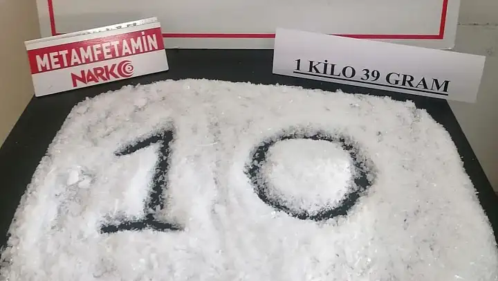 Edremit'te bir kilogram uyuşturucu ele geçirildi