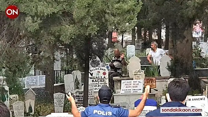 Edremit'te polisin kurtaran hamlesi