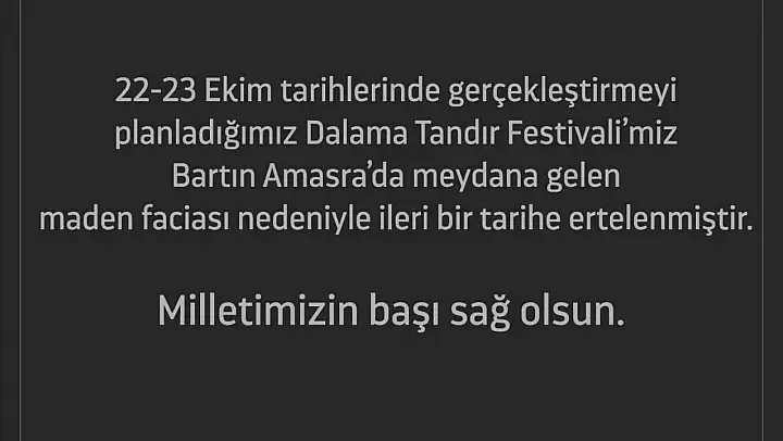 Efeler'de 'Dalama Tandır Festivali' ertelendi
