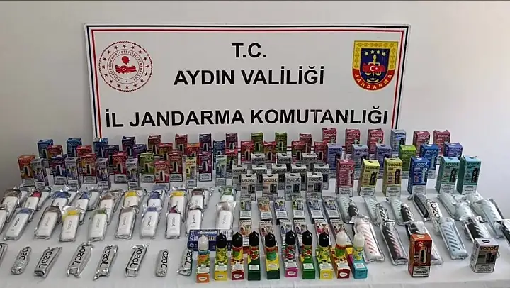 Elektronik sigara satan şahsa jandarma engeli