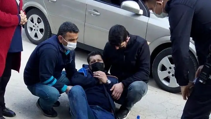 Erdek'te otomobil yayaya çarptı: 1 yaralı