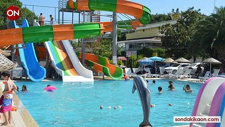Erdek'teki havuzlar sıcaklar da ilgi görüyor