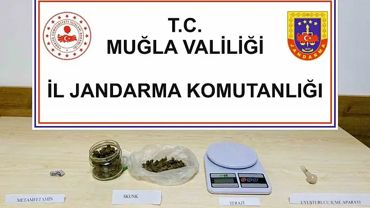 Fethiye'de uyuşturucu operasyonunda 1 şüpheli yakalandı