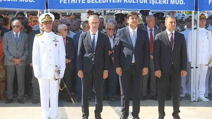 Fethiye'de Zafer Bayramı'nın 102. yılı törenlerle kutlandı