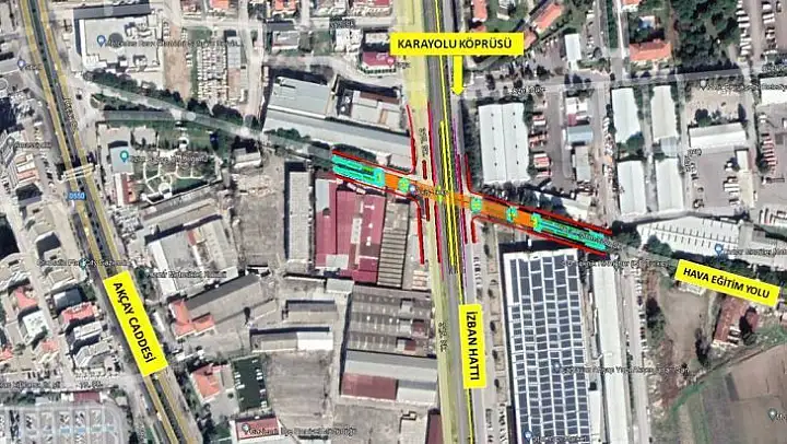 Gaziemir'e yeni taşıt üst geçidi geliyor