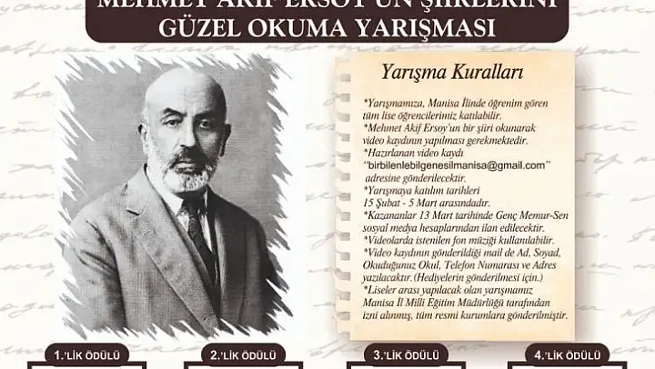Genç Memur-Sen'den liseler arası şiir okuma yarışması