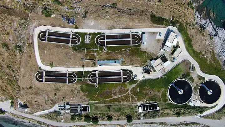 Gümbet ve Gümüşlük arıtma tesislerinin yapımı hızla ilerliyor