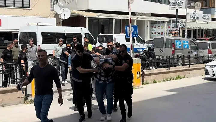 Hesap kavgasında gözaltına alınan 6 şüpheli adliyeye sevk edildi