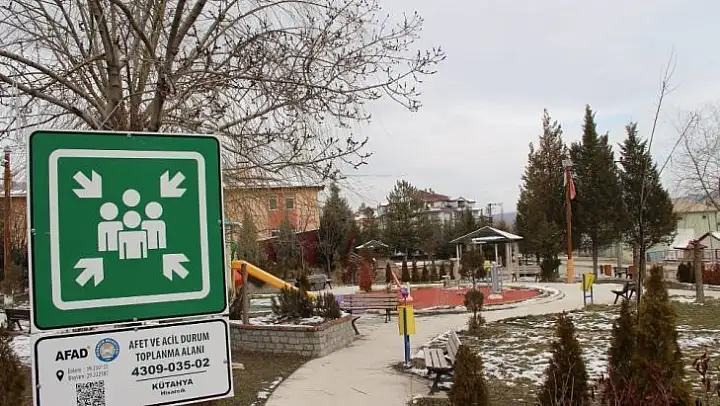 Hisarcık'ta deprem sonrası toplanma alanları belirlendi