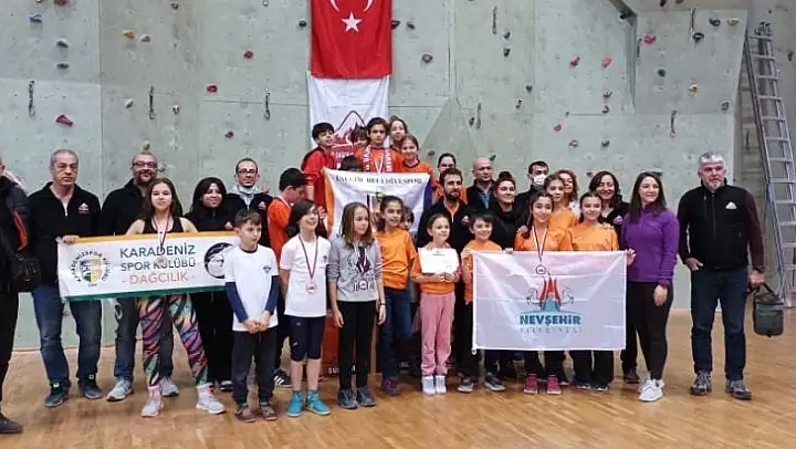 İnegöl Belediyespor spor tırmanış takımı kürsüleri fethetti
