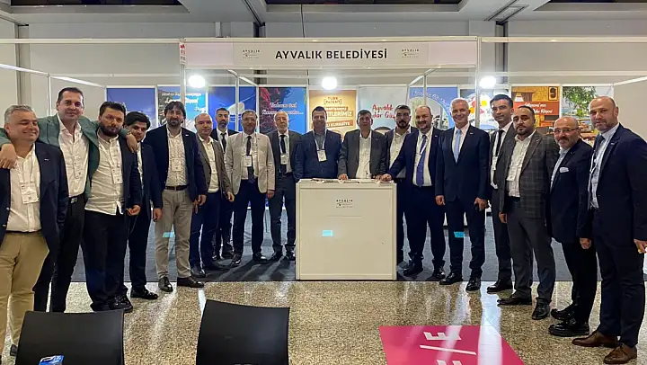 İstanbul Balkan Turizm Borsası Fuarı'nda Ayvalık standına yoğun ilgi
