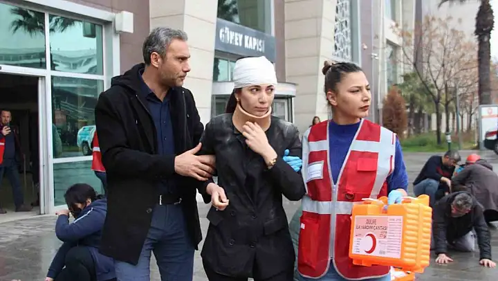 İzmir Bölge Adliye Mahkemesi'nde gerçeğini aratmayan tatbikat