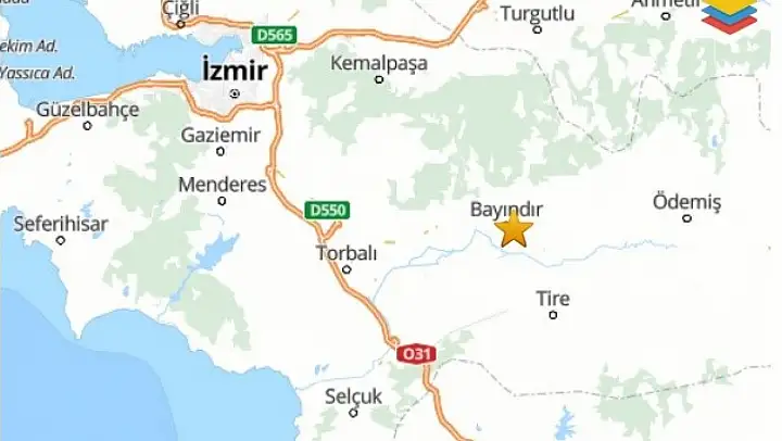İzmir'de 4.2 büyüklüğünde deprem