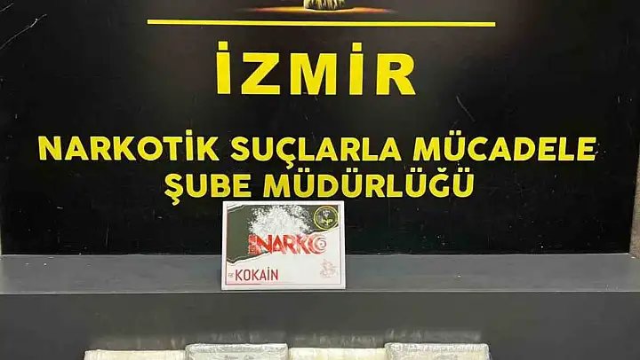 İzmir'de kokain satıcına narkotikten baskın