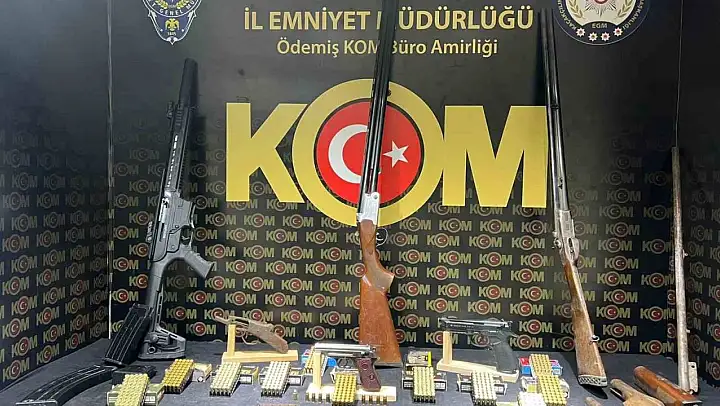 İzmir'de yasa dışı silah ticareti operasyonunda 1 kişi yakalandı