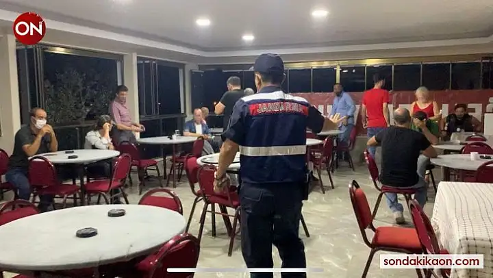 Jandarmadan kumar oynayanlara suçüstü operasyon
