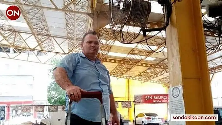 Kapalı pazar yerine vantilatörlü, fıskiyeli serinlik