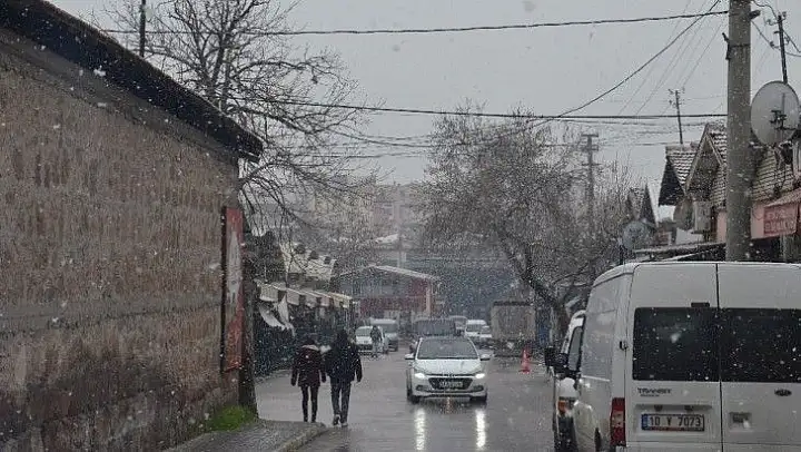 Kar yıllar sonra Balıkesir'e uğrad