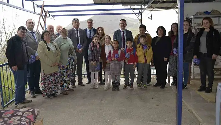 Kaymakam Ateş şehit ailelerine misafir oldu