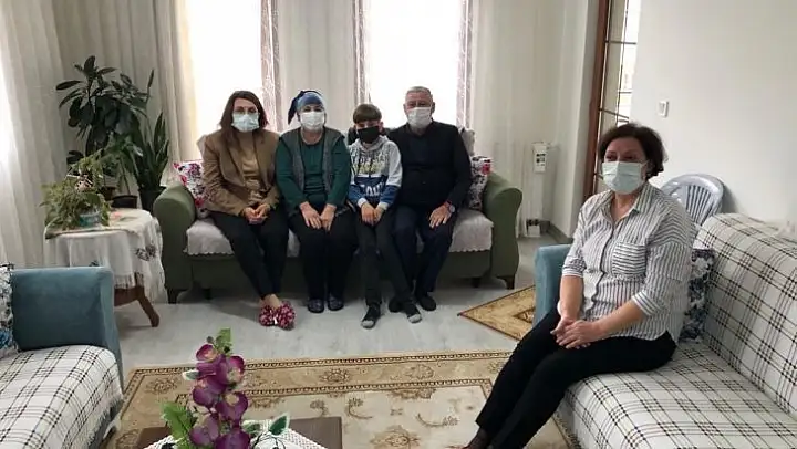 Kaymakam Baştürk gaziler ile görüştü