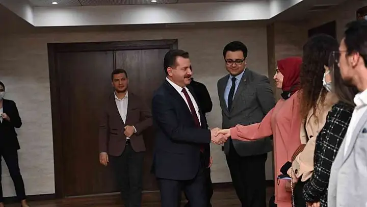 Kent Konseyi Gençlik Meclisi'nden Başkan Yılmaz'a ziyaret
