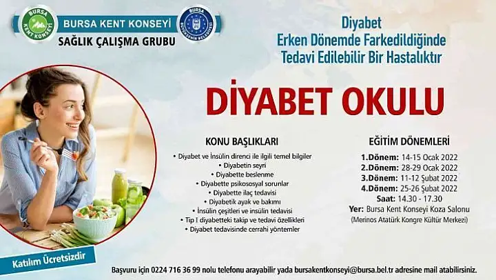 Kent konseyinde 'Diyabet Okulu'