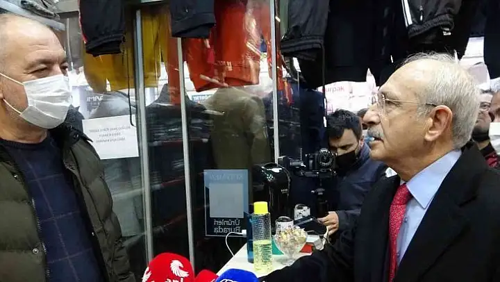Kılıçdaroğlu, Denizli'de esnafı ziyaret etti