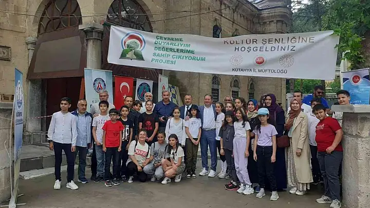 Kütahya'da 'Çevreme duyarlıyım, değerlerime sahip çıkıyorum' projesi