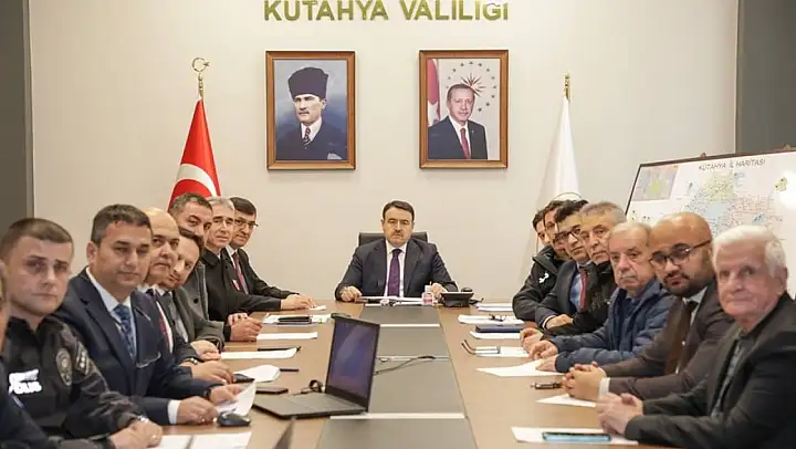 Kütahya'da 'İl Spor Güvenlik Koordinasyon Toplantısı' gerçekleştirildi