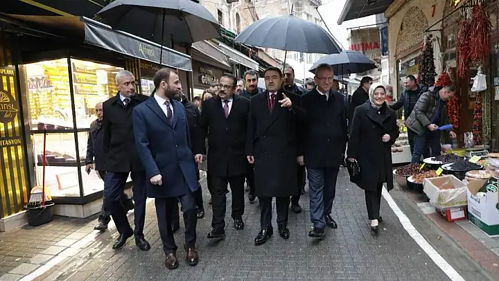 Kütahya protokolü, sokak sağlıklaştırma alanında incelemelerde bulundu