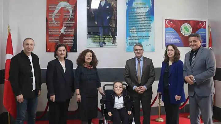 Lise öğrencisinin akülü araç sevinci