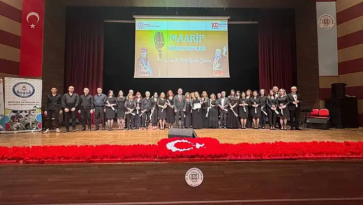 Maarif öğretmenler konseri ve halk oyunları gösterisi beğeni topladı