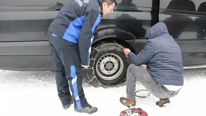 Manisa itfaiyesinden kış tatbikatı