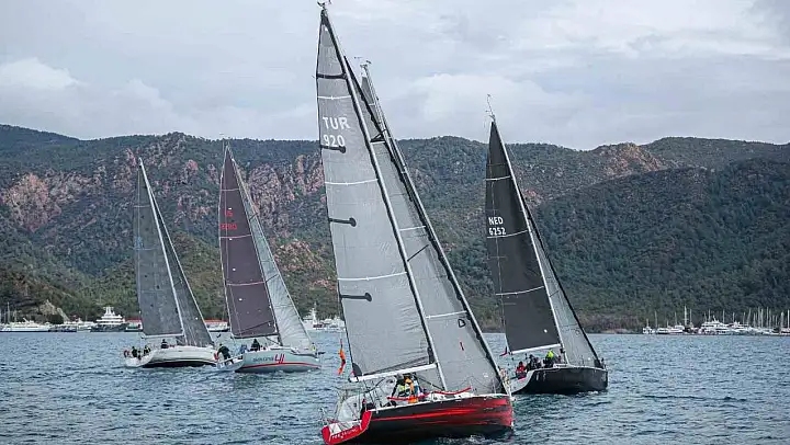 Marmaris MIYC Kış Trofesi Yat Yarışları'nın 4. ayağı başladı