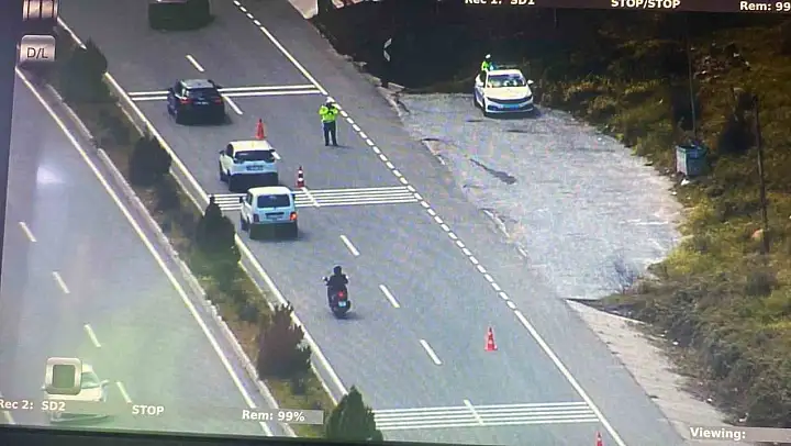 Marmaris'te havadan trafik denetimi