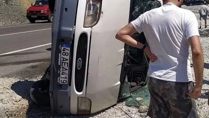Marmaris'te trafik kazası: 1 yaralı