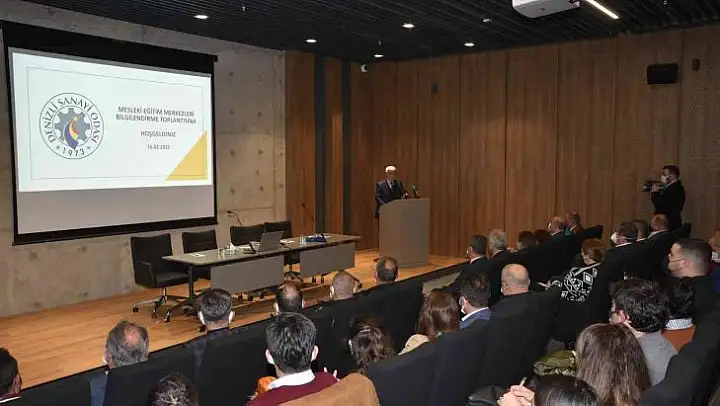 Mesleki Eğitim Merkezi programı Denizlili iş dünyasına tanıtıldı