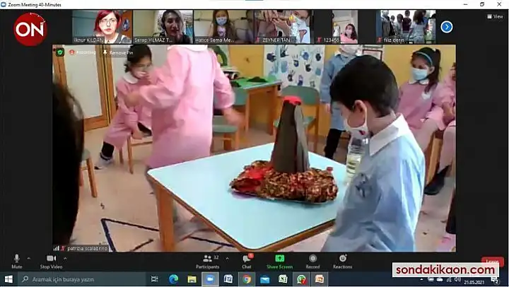Minik öğrencilerden uluslararası deney
