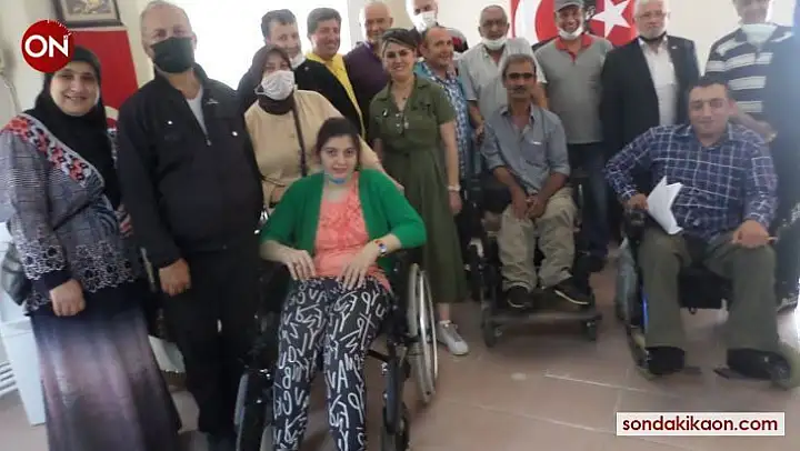 Mudanya Engelliler Derneğinde Fevzi Ercan güven tazeledi