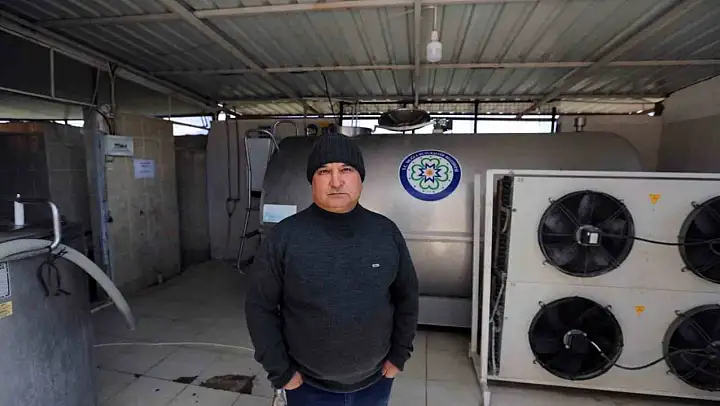 Muğla Büyükşehir Belediyesinden üreticilere süt tankı desteği