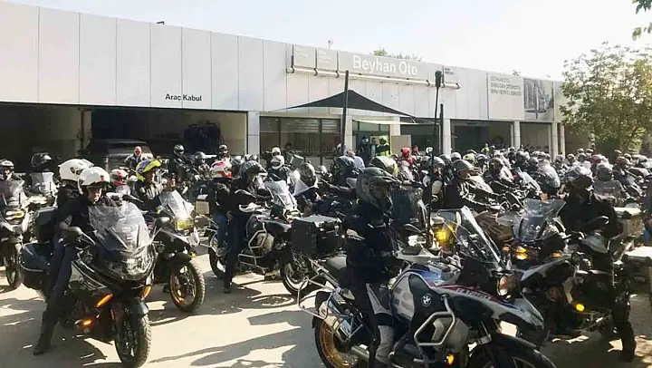 Muğla'da Cumhuriyet'in 100'üncü yılı, 100 motorcuyla kutlandı