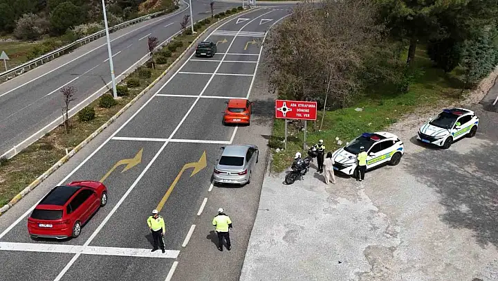 Muğla'da Ramazan Bayramı trafik denetimlerinde 2 bin 656 sürücüye işlem yapıldı