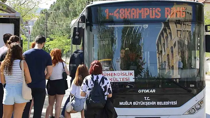 Muğla genelinde üniversite öğrencilerine ulaşım 1 TL