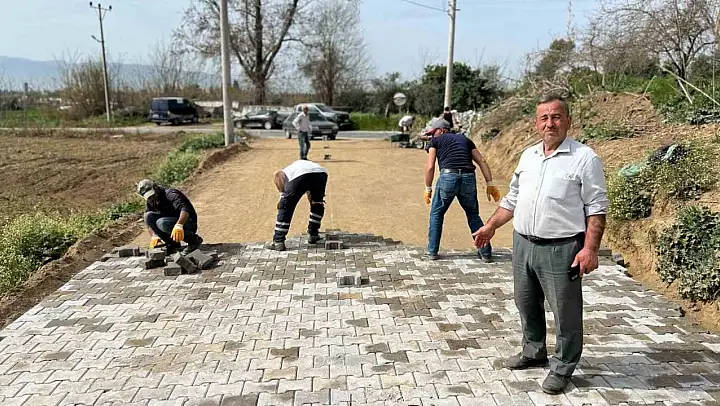 Nazilli Belediyesi Güzelköy Mahallesi'ndeki yol yapım çalışmasını tamamladı