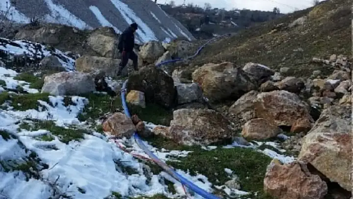 Olumsuz hava şartları MASKİ'ye engel olamadı