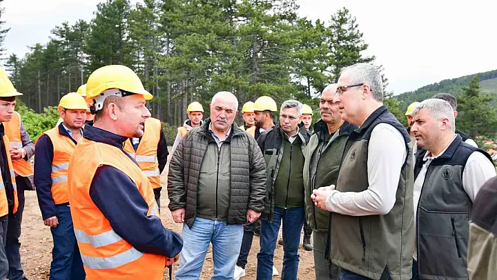 Orman köylülerine kabuk soyma makinası