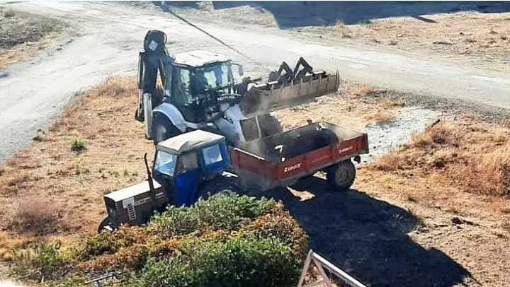 Otomobilin çarptığı at bağıra bağıra telef oldu